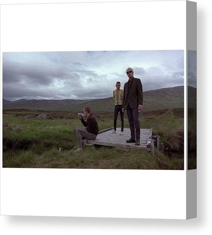 Trainspotting Canvas Print featuring the photograph #trainspotting by Marco Lombardi