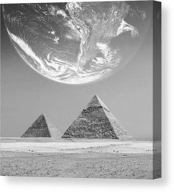 Love Canvas Print featuring the photograph #trave #earth #gray #vintage #global by Mohamed Elkhamisy