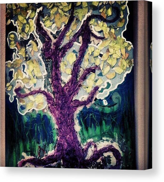 Photooftheday Canvas Print featuring the photograph Tree In Three by Genevieve Esson