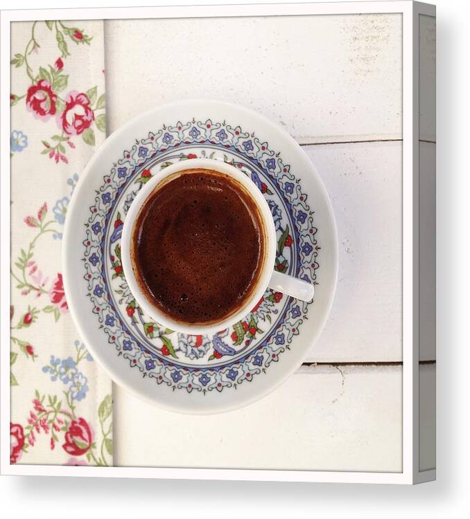 Istanbul Canvas Print featuring the photograph Turkish Coffee by Istanbulimage