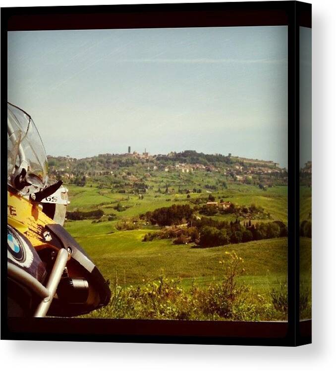  Canvas Print featuring the photograph Tuscany by Carles Falcon