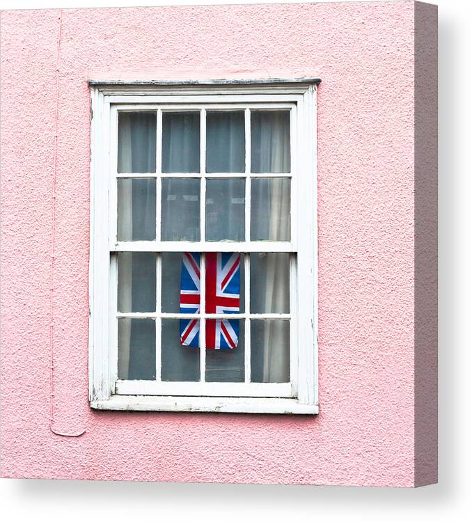 British Canvas Print featuring the photograph Union jack by Tom Gowanlock