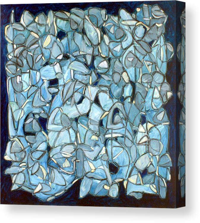 Abstract Canvas Print featuring the painting Untitled #40 by Steven Miller