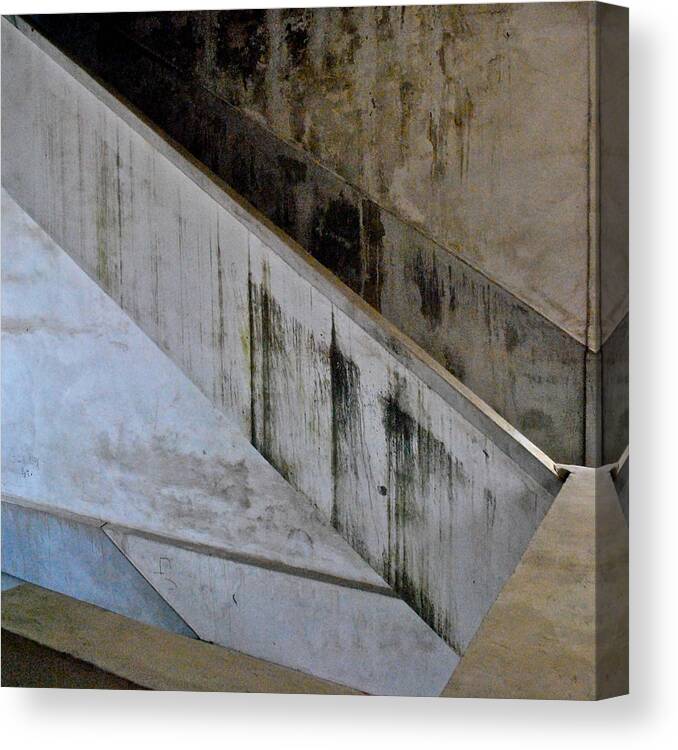Stairs Canvas Print featuring the photograph Urban Decay 2 by Rick Saint