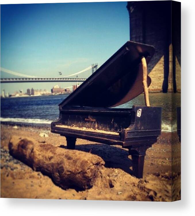 Bridge Canvas Print featuring the photograph Usually Sometimes Always Maybe by Mark ODwyer