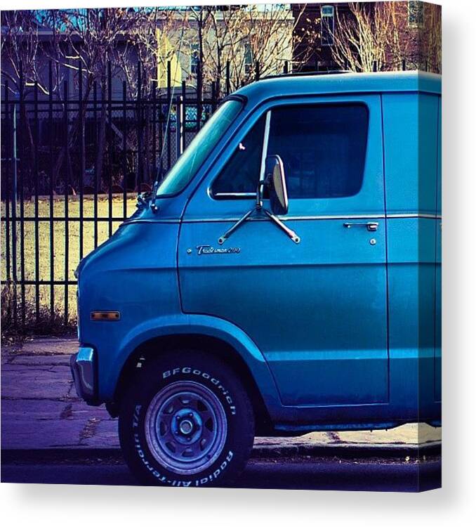 Beautiful Canvas Print featuring the photograph #vanspotting #vans #vintage #cars by Jeremy Nix