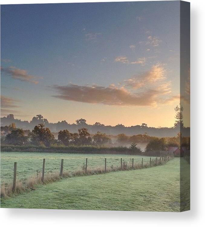 Potd Canvas Print featuring the photograph View From Woodside Conference Centre by Natalie Threadingham