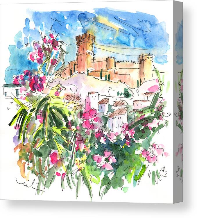 Travel Canvas Print featuring the painting Villena 05 by Miki De Goodaboom