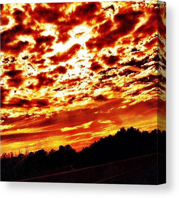 Photooftheday Canvas Print featuring the photograph Volcanic Awakening by Akim Lai-Fang