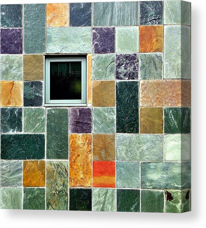 Wallswallswalls Canvas Print featuring the photograph Wall Tiles by Julie Gebhardt