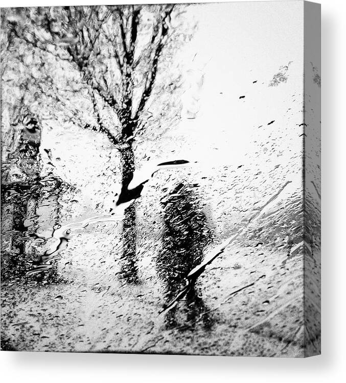 Bw Canvas Print featuring the photograph We' Ll Stay Together by Tommi