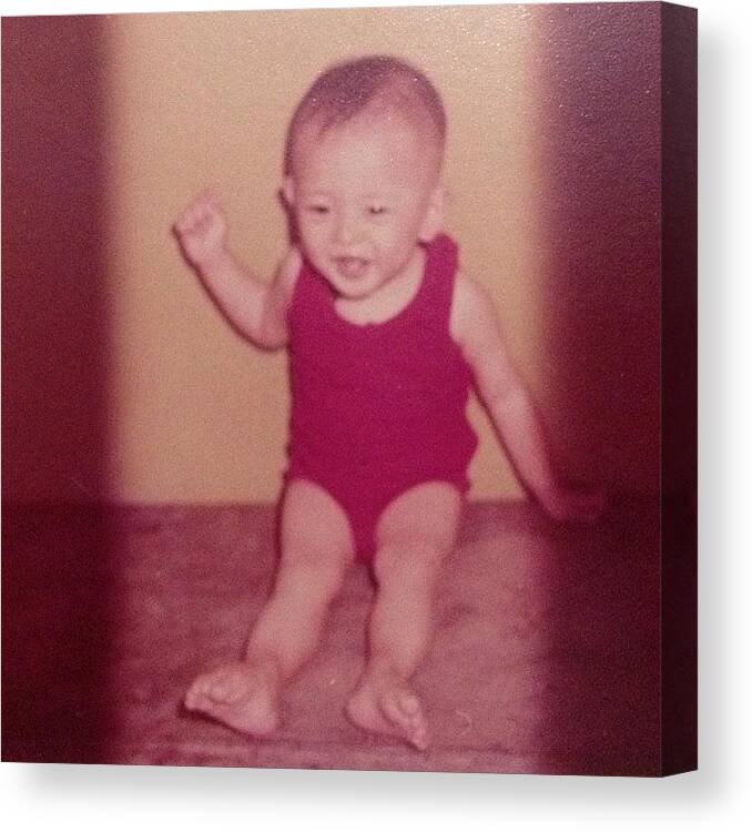 Baby Canvas Print featuring the photograph Who Is This #little #baby #boy ㅋ ㅋ by Benjamin Tan