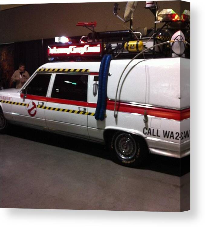 Ghostbusters Canvas Print featuring the photograph Who Ya Gonna Call? #ghostbusters by Tara Mason