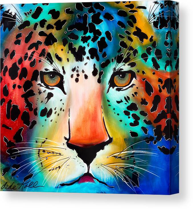 Acrylic Canvas Print featuring the painting Wild Thing by Dede Koll