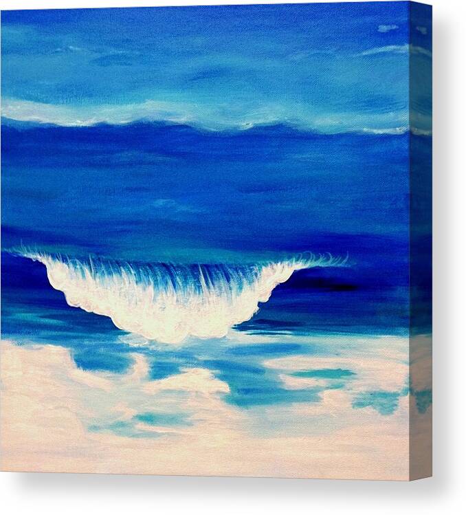 Art Canvas Print featuring the photograph Wind And Wave by J Lopez