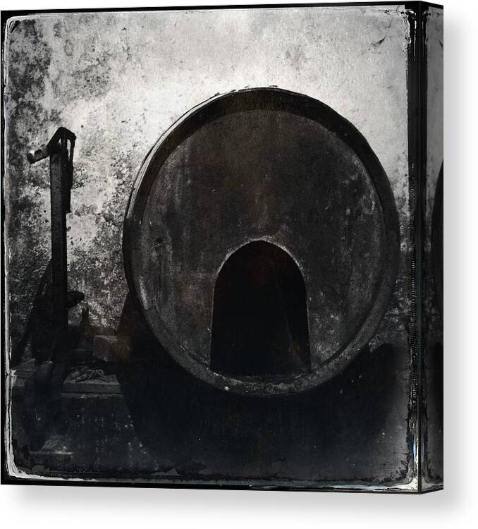 Wine Canvas Print featuring the photograph Wine Barrel by Marco Oliveira
