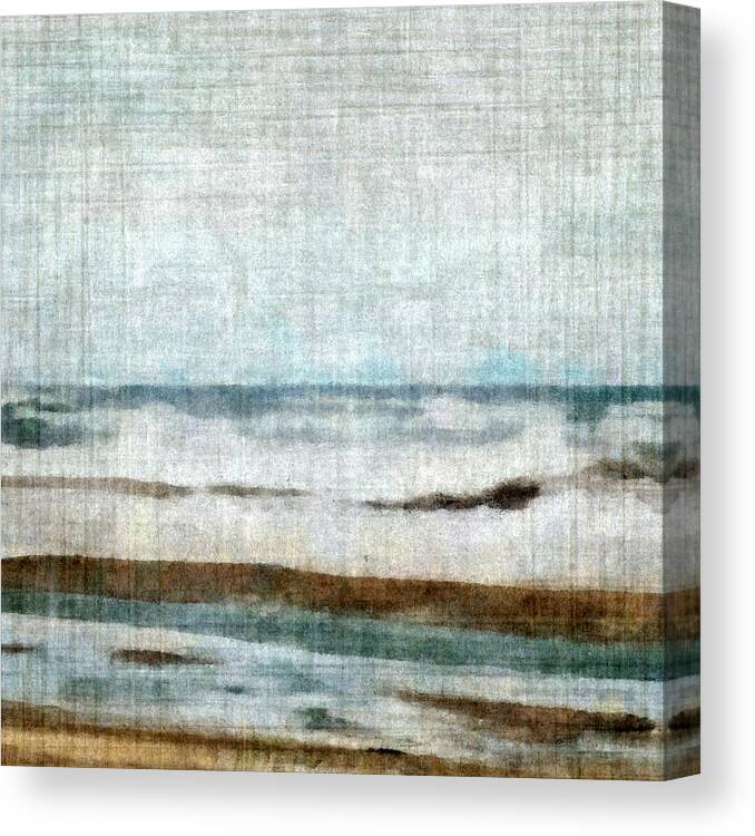 Iceberg Canvas Print featuring the photograph Winter Waves by Michelle Calkins