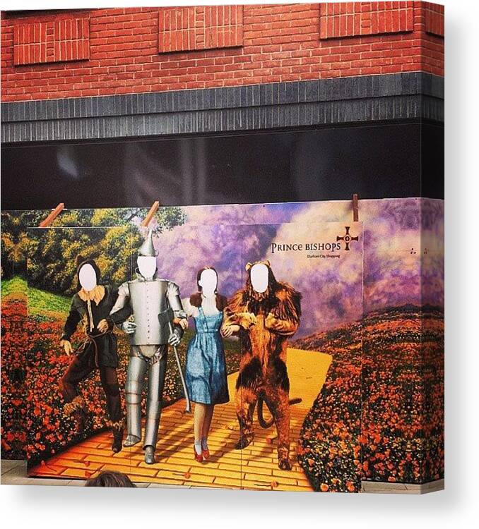 Classic Canvas Print featuring the photograph #wizard Of Oz#classic#film#yellow Brick by Vicky Combs