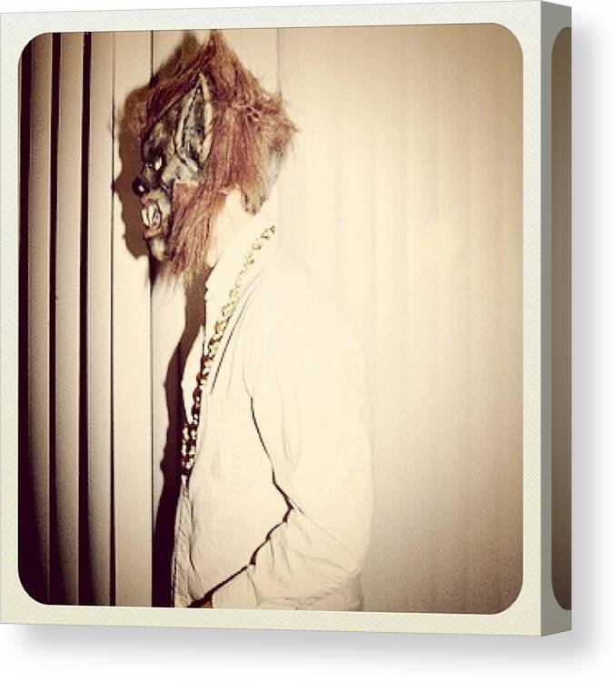 30likes Canvas Print featuring the photograph Wolfman by Pablo Campo