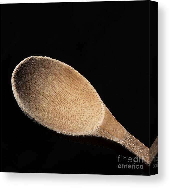 Wooden Spoon Canvas Print featuring the photograph Wooden Spoon by Art Whitton