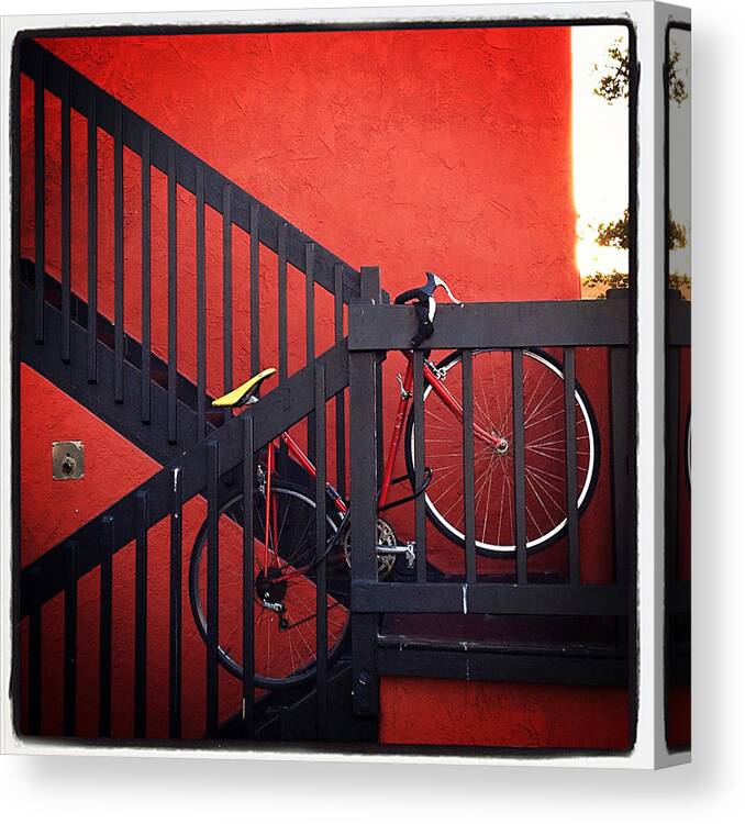 Yellow Canvas Print featuring the photograph Yellow Seat by Kevin Bergen