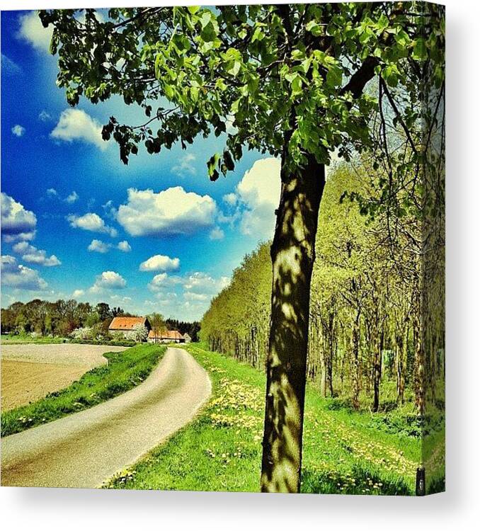  Canvas Print featuring the photograph Yesterday's Nice View by Wilbert Claessens