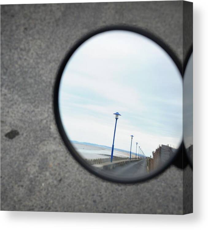 Back Canvas Print featuring the photograph You should look back by Thibault Stien