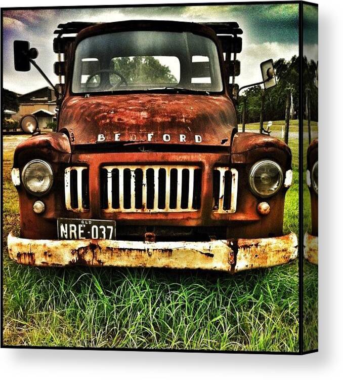 Holden Canvas Print featuring the photograph ... A Be Ford Truck (or Lorry Where I by Brian Cassey