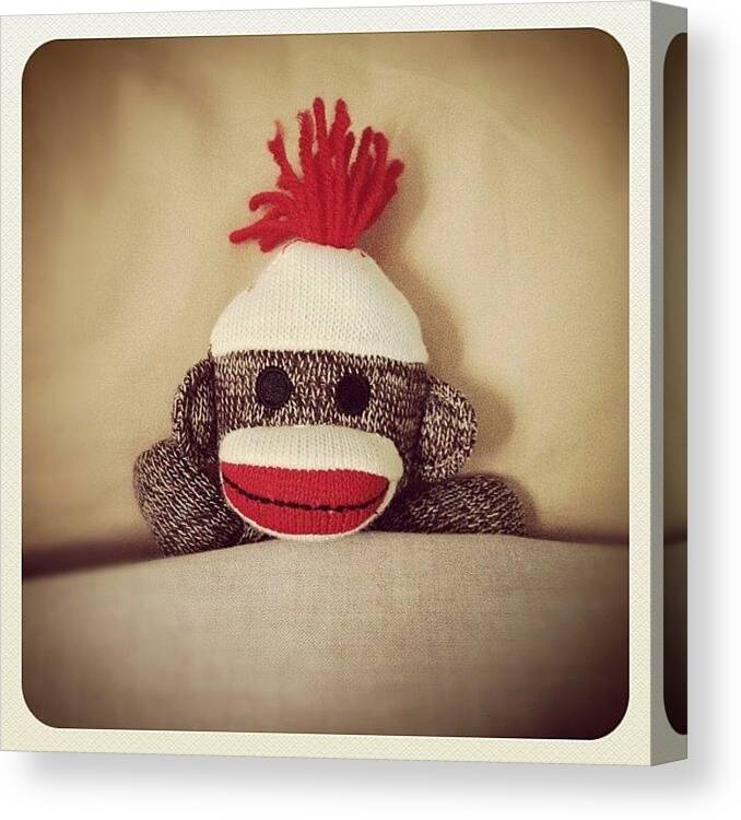 Earlybirding Canvas Print featuring the photograph 🐵: today I Don't Feel Like Doing by Wilson Aw