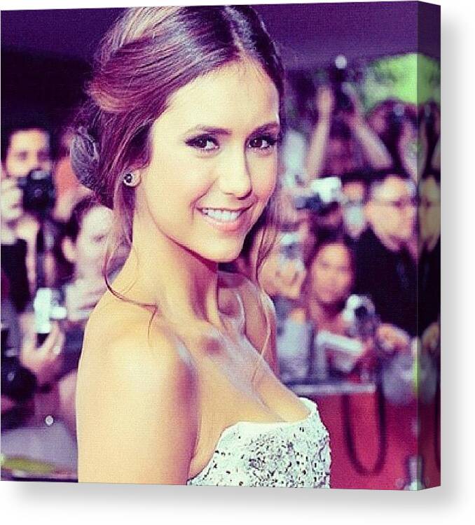 Elenagilbert Canvas Print featuring the photograph { #ninadobrev #elenagilbert #1 by Lily McQueen