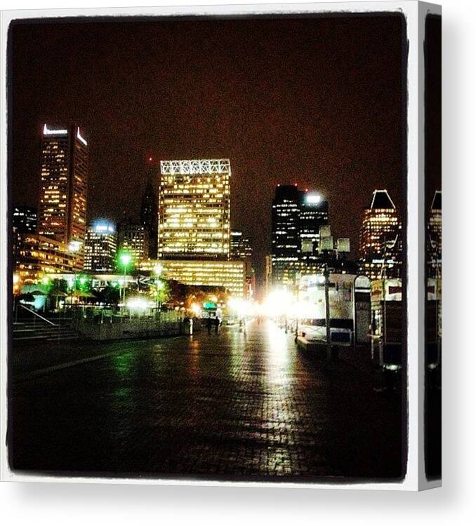 Md Canvas Print featuring the photograph Baltimore #1 by Seth Tours