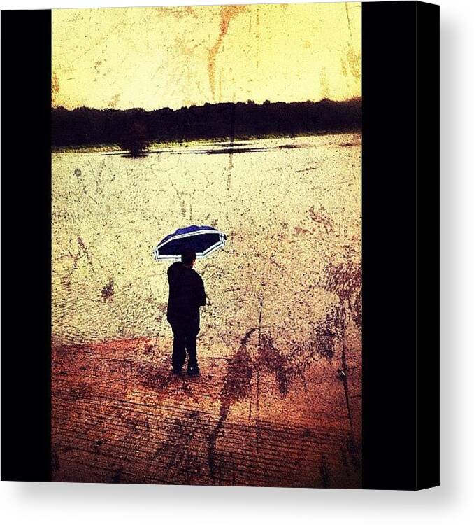 Beautiful Canvas Print featuring the photograph #beautiful #storm #lake #sibley #1 by Brittany B