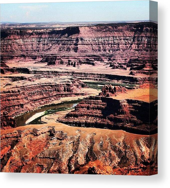 Beautiful Canvas Print featuring the photograph Canyonlands #1 by Luisa Azzolini