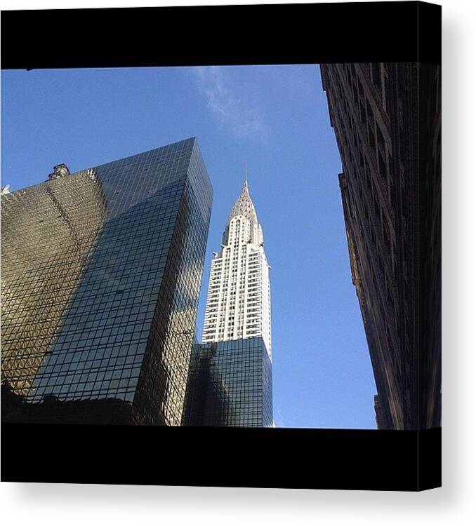 30likes Canvas Print featuring the photograph #chrysler#building #nyc #1 by Anthony McNally