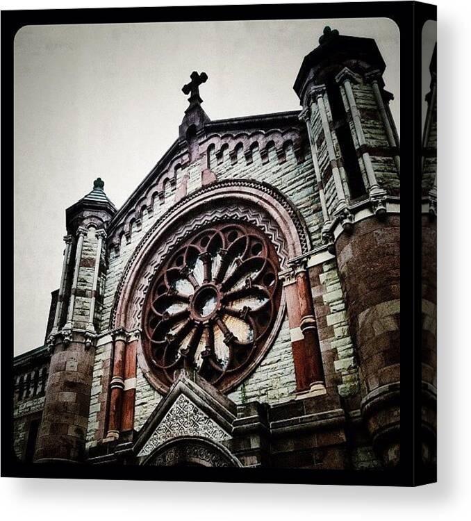 Teamrebel Canvas Print featuring the photograph Church Of St. Luke & St. Matthew #1 by Natasha Marco