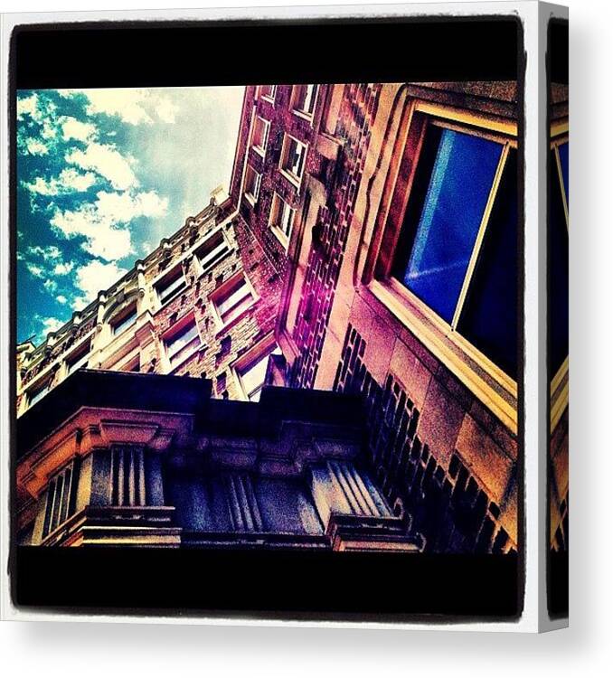 Instagramhubs Canvas Print featuring the photograph Connecticut Ave. Building Series #1 by Kim Cafri