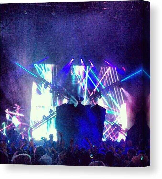 Evolution Canvas Print featuring the photograph Deadmau5 Live #1 by Gary West