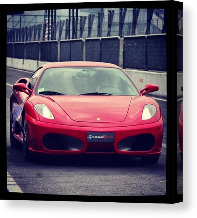 Car Canvas Print featuring the photograph Instagram Photo #1 by Luisa Azzolini