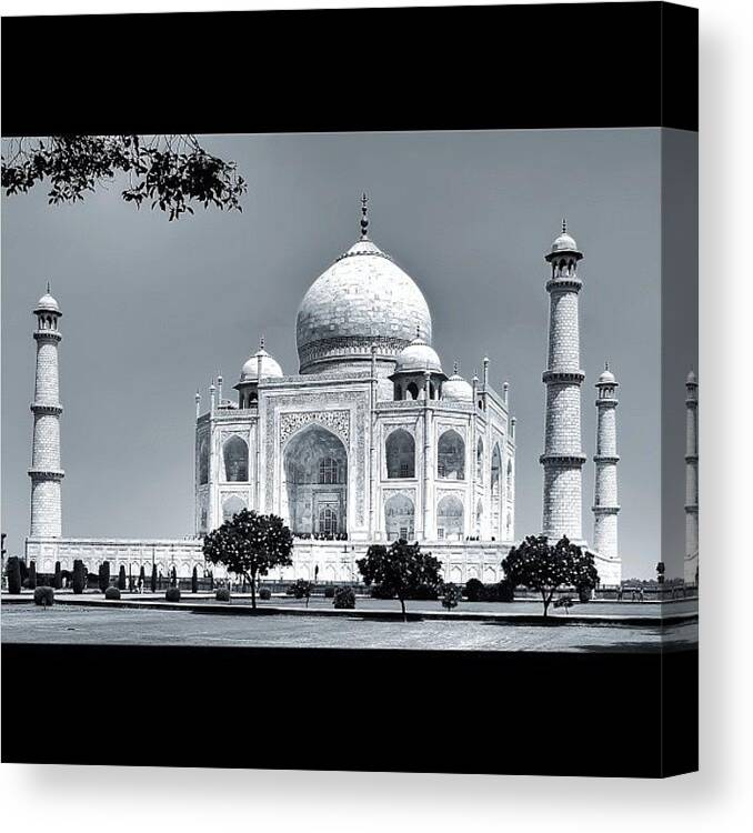 Blackandwhite Canvas Print featuring the photograph #irox_bw #bwoftheday #bwstyles_gf #1 by Tommy Tjahjono
