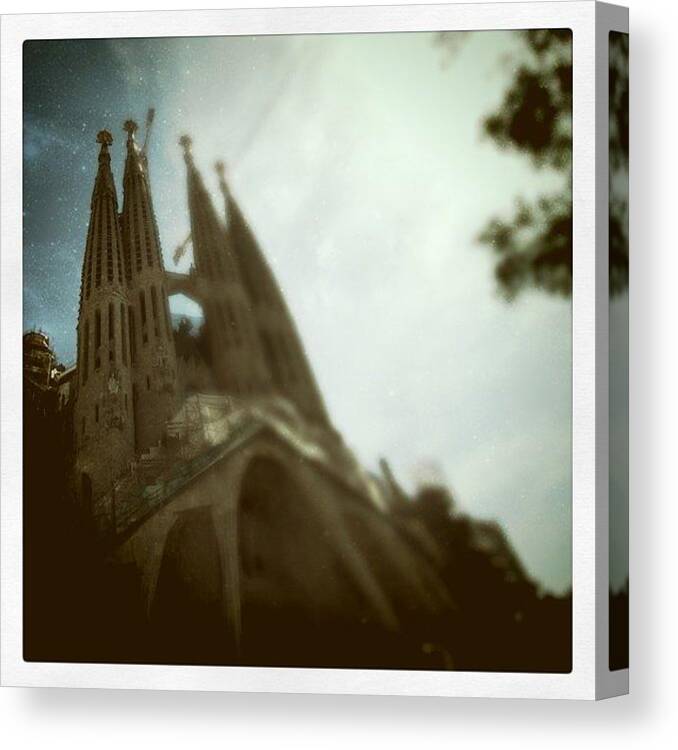 Art Canvas Print featuring the photograph Memories Of Barcelona | 2010 #1 by Vassilis Valimitis
