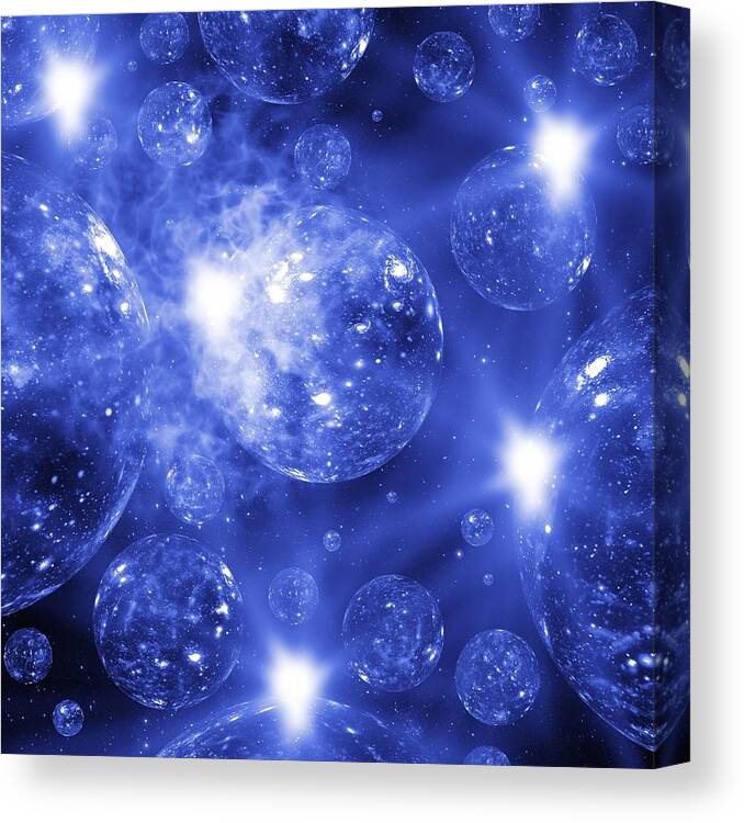 Multiverse Canvas Print featuring the photograph Parallel Universes, Artwork #1 by Mehau Kulyk