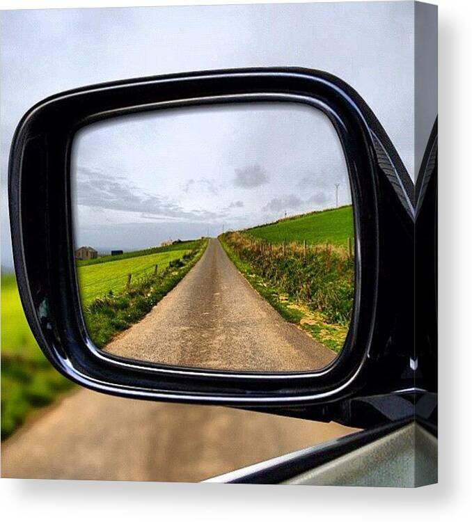 Outdoor Canvas Print featuring the photograph Orkney's Road #2 by Luisa Azzolini