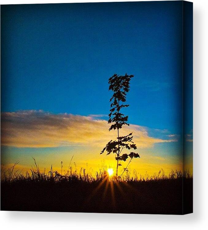  Canvas Print featuring the photograph Sunrise. Welcome To A New Day! #2 by Zdenek Stanek