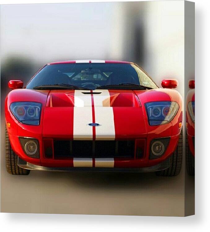 Instagram Canvas Print featuring the photograph 2006 Ford Gt40 by James Granberry