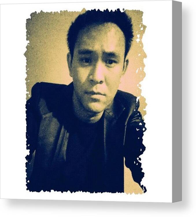 Cute Canvas Print featuring the photograph #me #love #instagood #iphonesia #29 by Chocolee The Choc