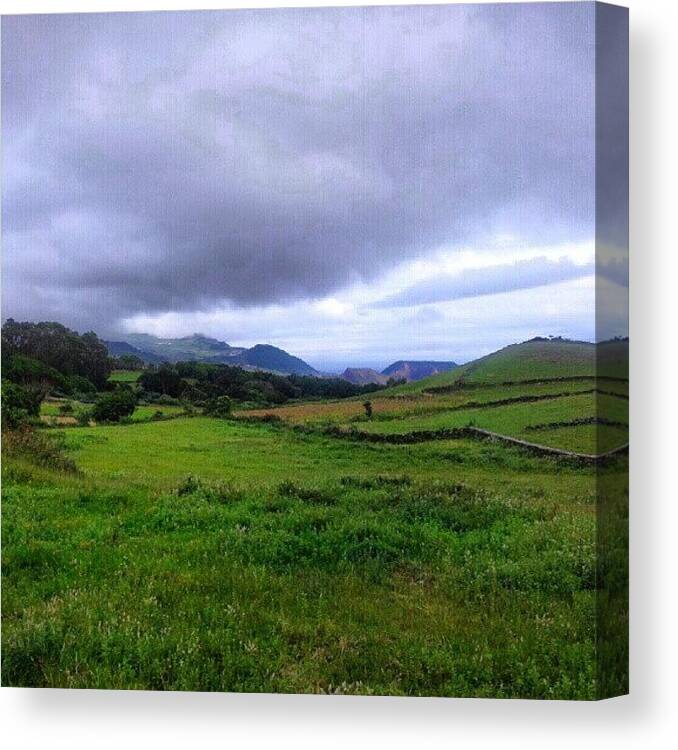 Islas Canvas Print featuring the photograph São Jorge Island, Azores, Portugal #3 by Jorge Silveira Sousa