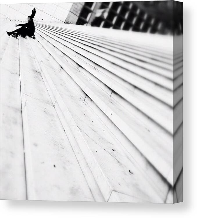 Streetphotography Canvas Print featuring the photograph Instagram Photo #321340113985 by Ritchie Garrod