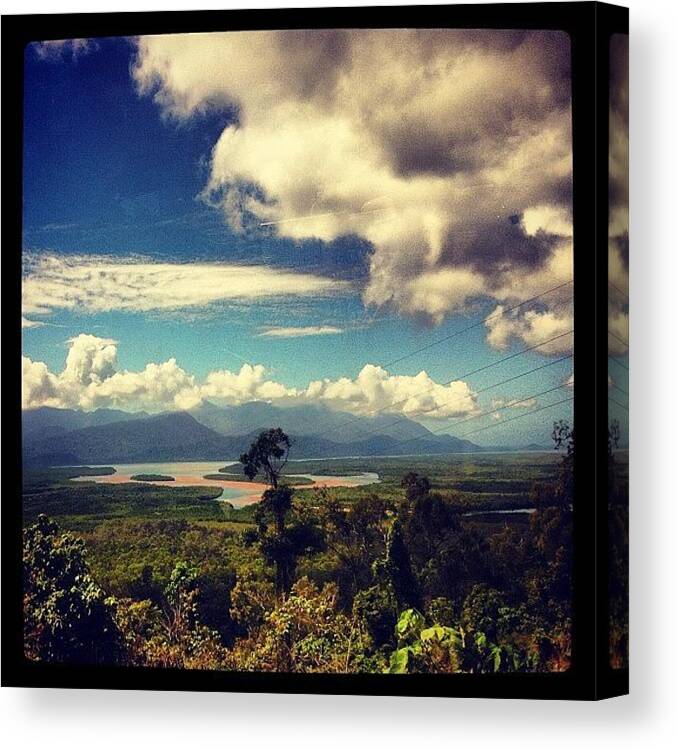 Beautiful Canvas Print featuring the photograph #mountain #mountains #sky #beautiful #33 by Stealth One