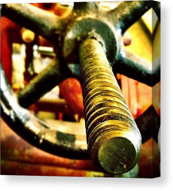 Hose Canvas Print featuring the photograph #3d #abstract # Iphone4s #fire by Wolf Stumpf