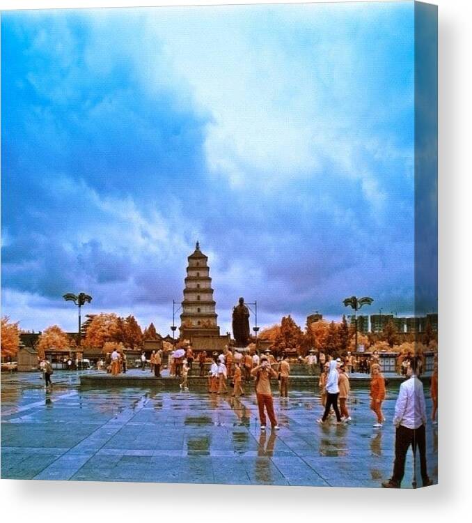  Canvas Print featuring the photograph Instagram Photo #461342602681 by Tommy Tjahjono